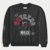 Kutu Kesim Rutgers Üniversitesi Scarlet Knights Grafik Bisiklet Yaka Sweatshirt Kutu Kesim Rutgers Üniversitesi Scarlet Knights Grafik Bisiklet Yaka Sweatshirt