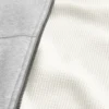 Kutu Kesim Termal Astarlı Fermuarlı Kapüşonlu Sweatshirt Kutu Kesim Termal Astarlı Fermuarlı Kapüşonlu Sweatshirt