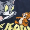 Kutu Kesim Tom ve Jerry Grafikli Crew Sweater
