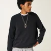 Kutu Yakalı Roll-Neck Kazak