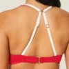 Kıvrımlı Yüksek Apex Ribana Balensiz Bikini Üstü