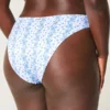 Kıvrımlı Yüksek Bacak Yüksek Bel Ribana Cheeky Bikini Altı