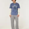 Logo Grafik Baggy Jeans