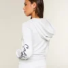 Logo Grafik Fermuarlı Kapüşonlu Sweatshirt Logo Grafik Fermuarlı Kapüşonlu Sweatshirt