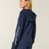 Logo Grafik Fermuarlı Kapüşonlu Sweatshirt Logo Grafik Fermuarlı Kapüşonlu Sweatshirt