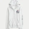 Logo Grafik Fermuarlı Kapüşonlu Sweatshirt Logo Grafik Fermuarlı Kapüşonlu Sweatshirt