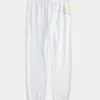 Logo Grafik Havlu Kumaş Jogger Pantolon Logo Grafik Havlu Kumaş Jogger Pantolon