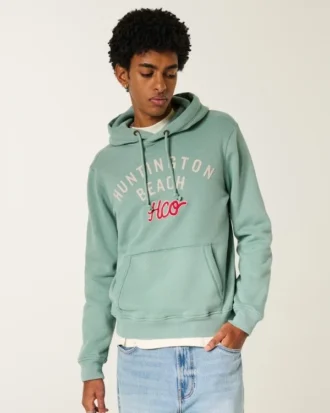Logo Grafik Kapüşonlu Sweatshirt Logo Grafik Kapüşonlu Sweatshirt