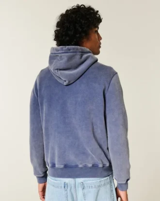 Logo Grafik Kapüşonlu Sweatshirt