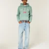 Logo Grafik Kapüşonlu Sweatshirt Logo Grafik Kapüşonlu Sweatshirt