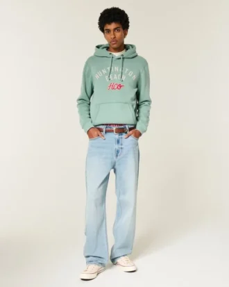 Logo Grafik Kapüşonlu Sweatshirt Logo Grafik Kapüşonlu Sweatshirt
