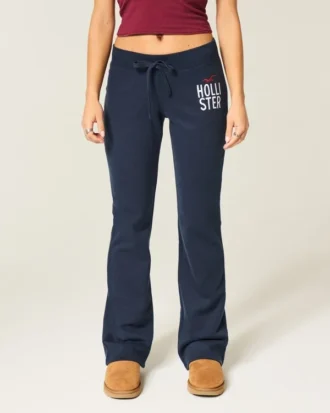 Logo Grafikli Boot Sweatpants
