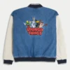 Looney Tunes Grafikli Denim Ceket Looney Tunes Grafikli Denim Ceket