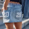 Low-Rise Class of ’26 Denim Mini Etek Low-Rise Class of ’26 Denim Mini Etek