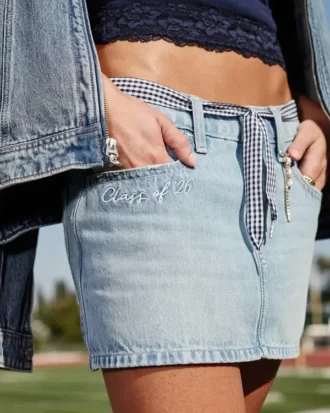 Low-Rise Class of ’26 Denim Mini Etek Low-Rise Class of ’26 Denim Mini Etek
