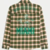 Miami Üniversitesi Hurricanes Grafik Flanel Gömlek Miami Üniversitesi Hurricanes Grafik Flanel Gömlek