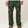 Miami Üniversitesi Hurricanes Grafik Flanel Pantolon Miami Üniversitesi Hurricanes Grafik Flanel Pantolon