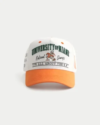 Miami Üniversitesi Hurricanes Grafikli Beyzbol Şapkası