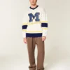 Michigan Üniversitesi Wolverines Grafik Hokey Forması Michigan Üniversitesi Wolverines Grafik Hokey Forması