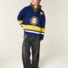 Michigan Üniversitesi Wolverines Grafik Hokey Forması Kapüşonlu Sweatshirt Michigan Üniversitesi Wolverines Grafik Hokey Forması Kapüşonlu Sweatshirt