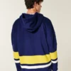 Michigan Üniversitesi Wolverines Grafik Hokey Forması Kapüşonlu Sweatshirt Michigan Üniversitesi Wolverines Grafik Hokey Forması Kapüşonlu Sweatshirt