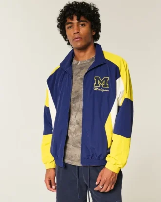 Michigan Üniversitesi Wolverines Grafik Rüzgarlık Ceket
