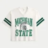 Michigan State University Spartans Grafik Futbol Forması Michigan State University Spartans Grafik Futbol Forması