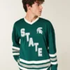 Michigan State University Spartans Grafik Hokey Forması Michigan State University Spartans Grafik Hokey Forması
