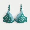 Nakışlı Dikişli Plunge Balconette Bikini Üstü