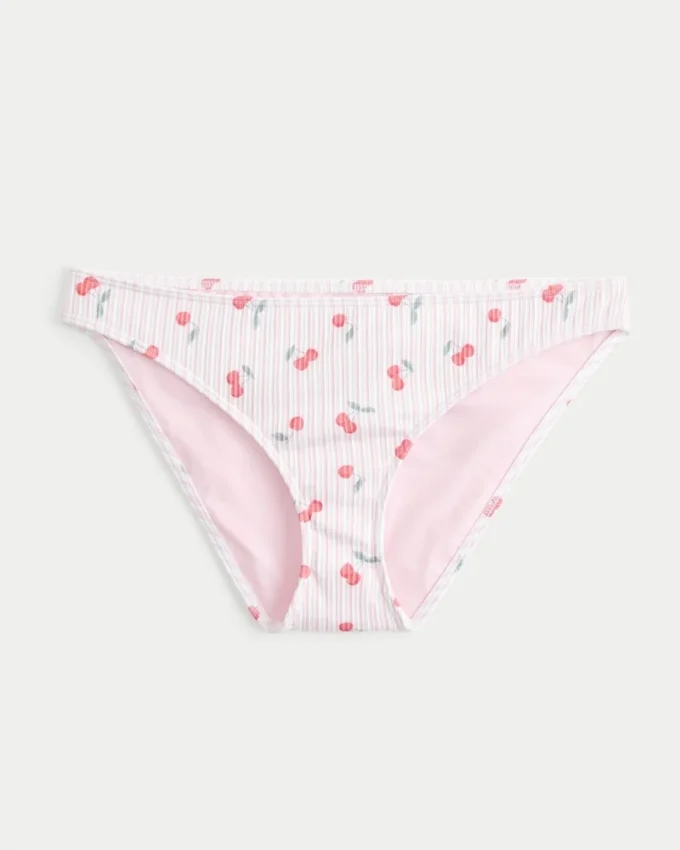 Nakışlı Düşük Bel Bikini Altı