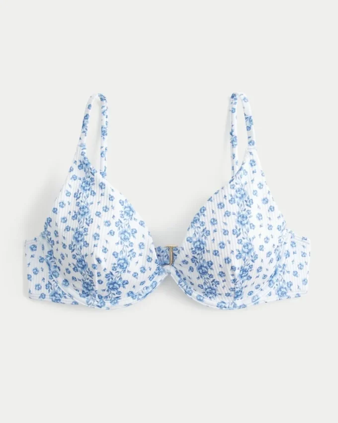 Nakışlı Plunge Balconette Bikini Üstü Nakışlı Plunge Balconette Bikini Üstü