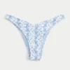 Nakışlı Yüksek Bacak V-Bel Cheekiest Bikini Altı