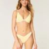 Nakışlı Yüksek Bacaklı V Bel Cheekiest Bikini Altı