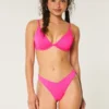 Nakışlı Yüksek Bacaklı V Bel Cheekiest Bikini Altı