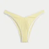 Nakışlı Yüksek Bacaklı V Bel Cheekiest Bikini Altı