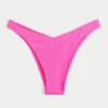 Nakışlı Yüksek Bacaklı V Bel Cheekiest Bikini Altı
