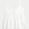 Önden Bağlamalı Babydoll Üst