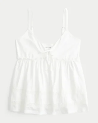 Önden Bağlamalı Babydoll Üst Önden Bağlamalı Babydoll Üst