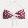 Önden Bağlamalı Halter Bandeau Bikini Üstü Önden Bağlamalı Halter Bandeau Bikini Üstü