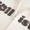 Şönil Logo Grafik Fermuarlı Kapüşonlu Sweatshirt Şönil Logo Grafik Fermuarlı Kapüşonlu Sweatshirt