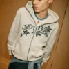 No Fear Grafik Fermuarlı Kapüşonlu Sweatshirt No Fear Grafik Fermuarlı Kapüşonlu Sweatshirt