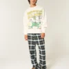 Notre Dame Üniversitesi Fighting Irish Grafik Flanel Pantolon