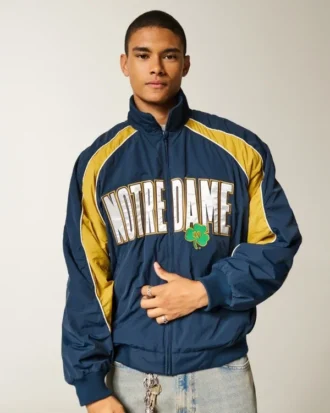 Notre Dame Üniversitesi Fighting Irish Grafik Rüzgarlık Ceket