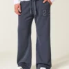 Numaralı Grafik Bootcut Eşofman Altı Numaralı Grafik Bootcut Eşofman Altı