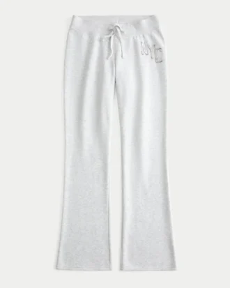 NYC Grafik Bootcut Eşofman Altı