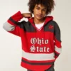 Ohio State Üniversitesi Buckeyes Grafik Hokey Forması Kapüşonlu Sweatshirt Ohio State Üniversitesi Buckeyes Grafik Hokey Forması Kapüşonlu Sweatshirt