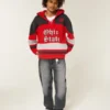Ohio State Üniversitesi Buckeyes Grafik Hokey Forması Kapüşonlu Sweatshirt Ohio State Üniversitesi Buckeyes Grafik Hokey Forması Kapüşonlu Sweatshirt