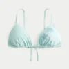 Omuz Üstü Boncuklu Üçgen Bikini Üstü