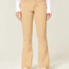 Orta Bel Haki Bootcut Kot Pantolon