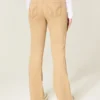 Orta Bel Haki Bootcut Kot Pantolon